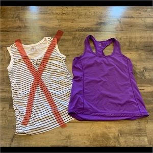 Zella purple tank size medium